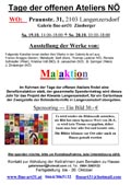 Plakat Tage der offenen Ateliers